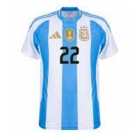 Argentina Lautaro Martinez #22 Hemmatröja Copa America 2024 Kortärmad